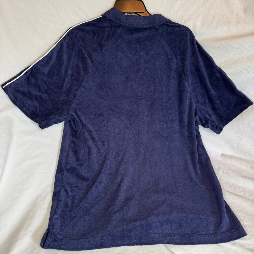 Fabletics Navy Casual Button Down Shirt - Picture 4 of 5